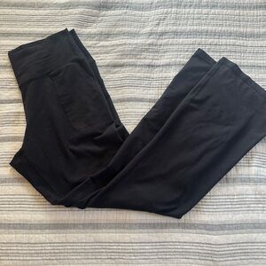 Black OFFLINE Aerie Flared Leggings